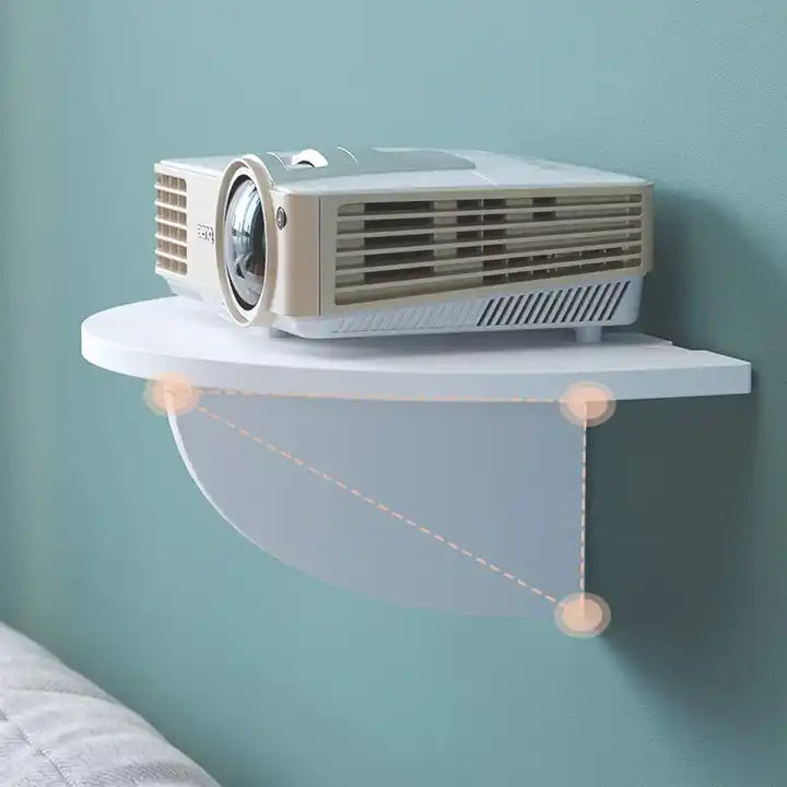 Mini Raft Suport de Perete pentru Proiector/Router/Telecomandă