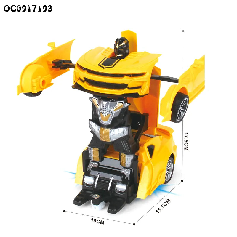 Mașinuță de jucărie cu telecomandă Transformers Prime1, Scală 1:18, Transformabilă în Robot