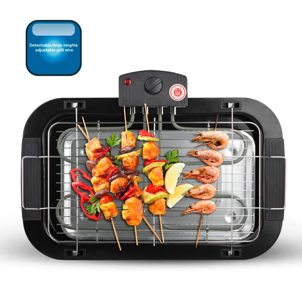 Grătar Electric RAF R.5301, 2000W, Cu Control de Temperatură