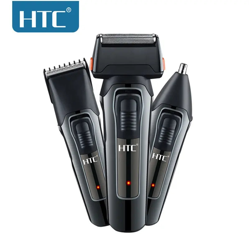 Aparat de bărbierit electric HTC 3 în 1 pentru bărbați