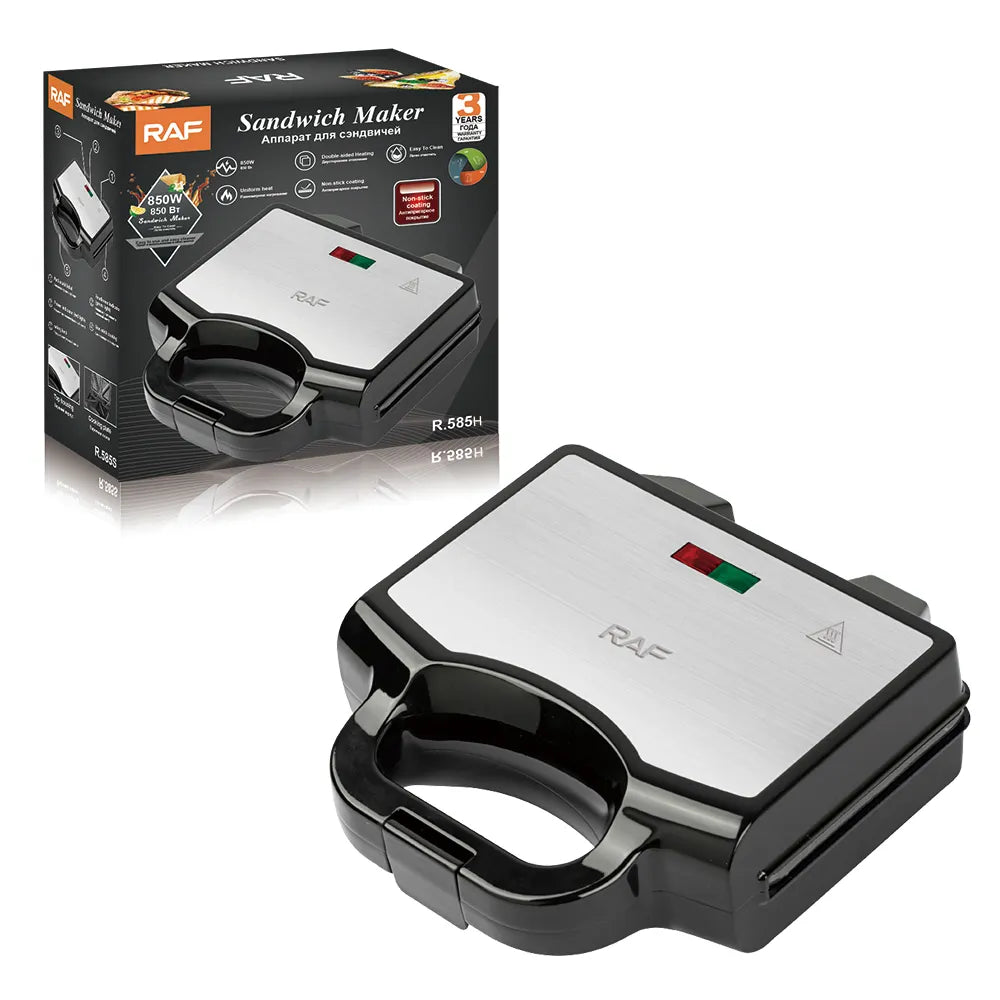 Aparat de făcut gofre RAF R.585H, 850W – Perfecțiunea deserturilor acasă!