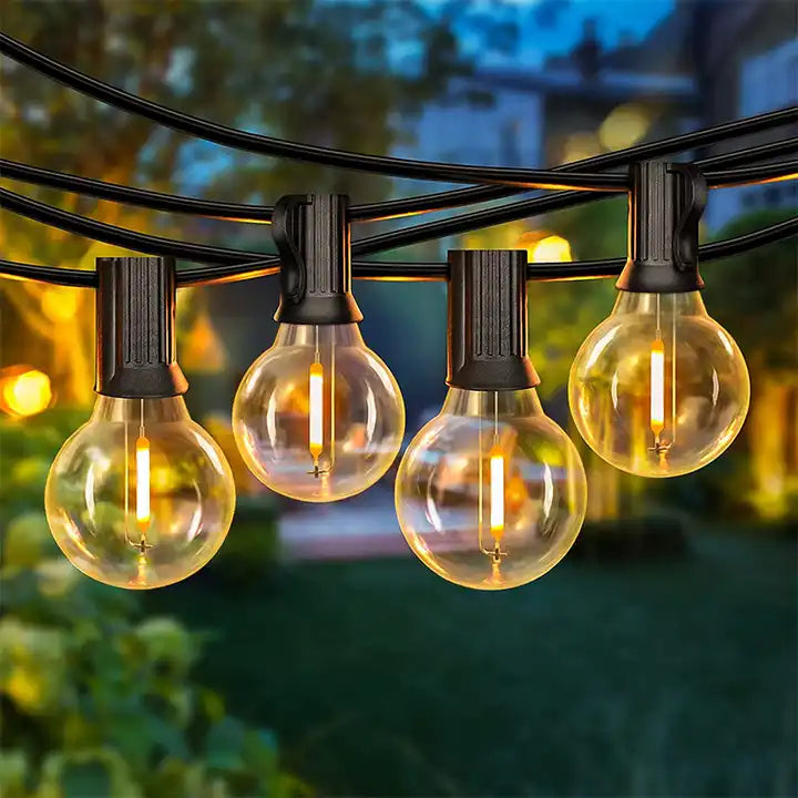 Lumini Solare de Crăciun pentru Exterior,2.5m lungime,20 de becuri