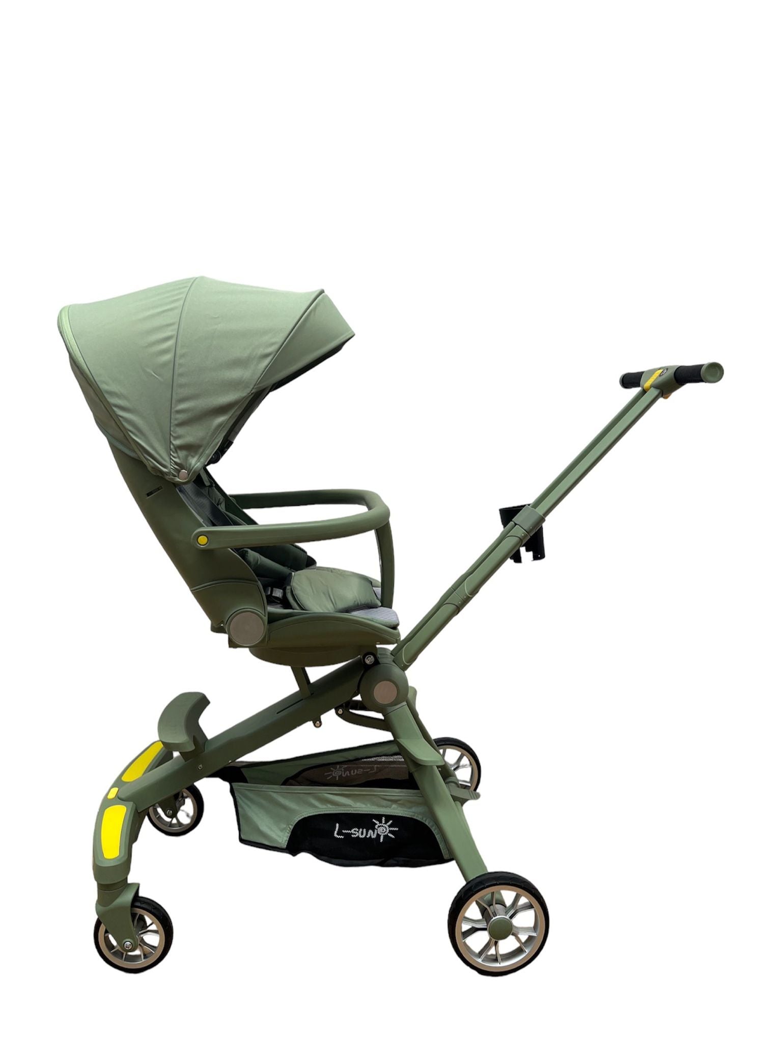 Carucior muzical pentru bebeluși compact și ușor, cu scaun reversibil si 3 pozitii de inclinare, 1-3 ani, C2