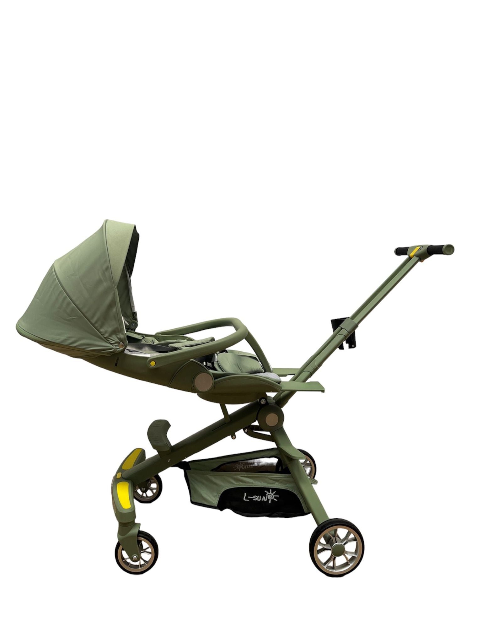 Carucior muzical pentru bebeluși compact și ușor, cu scaun reversibil si 3 pozitii de inclinare, 1-3 ani, C2