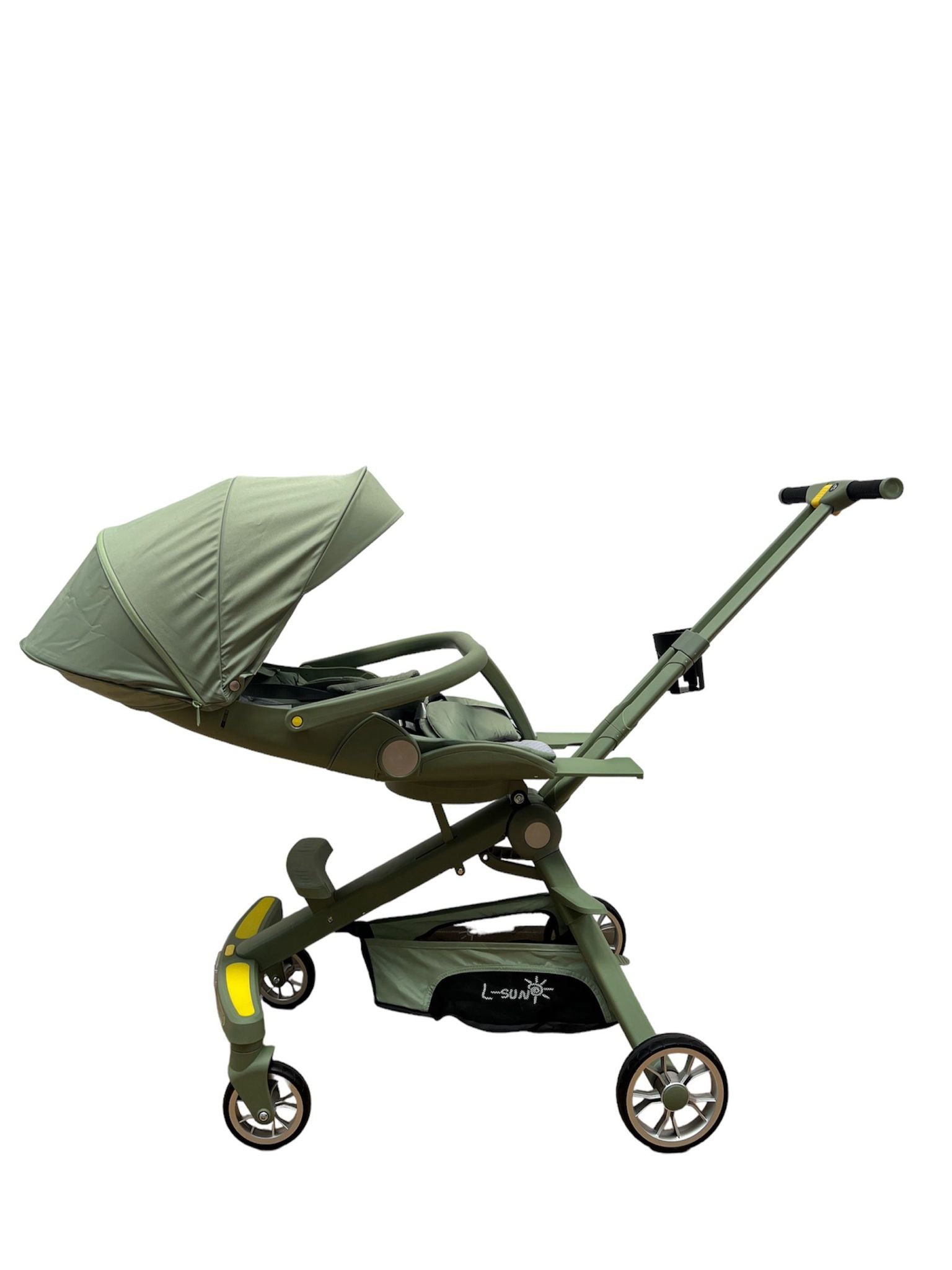 Carucior muzical pentru bebeluși compact și ușor, cu scaun reversibil si 3 pozitii de inclinare, 1-3 ani, C2