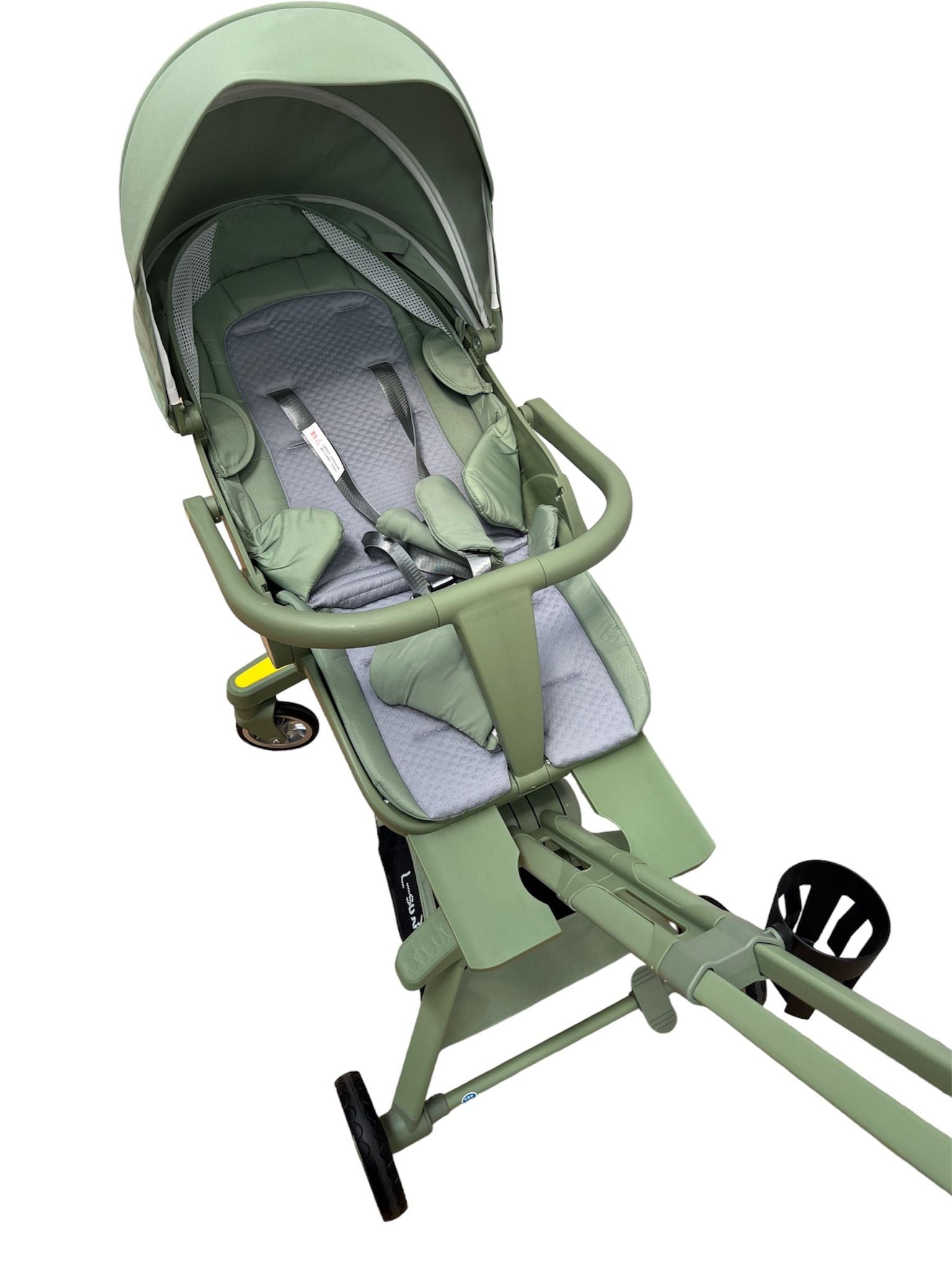 Carucior muzical pentru bebeluși compact și ușor, cu scaun reversibil si 3 pozitii de inclinare, 1-3 ani, C2