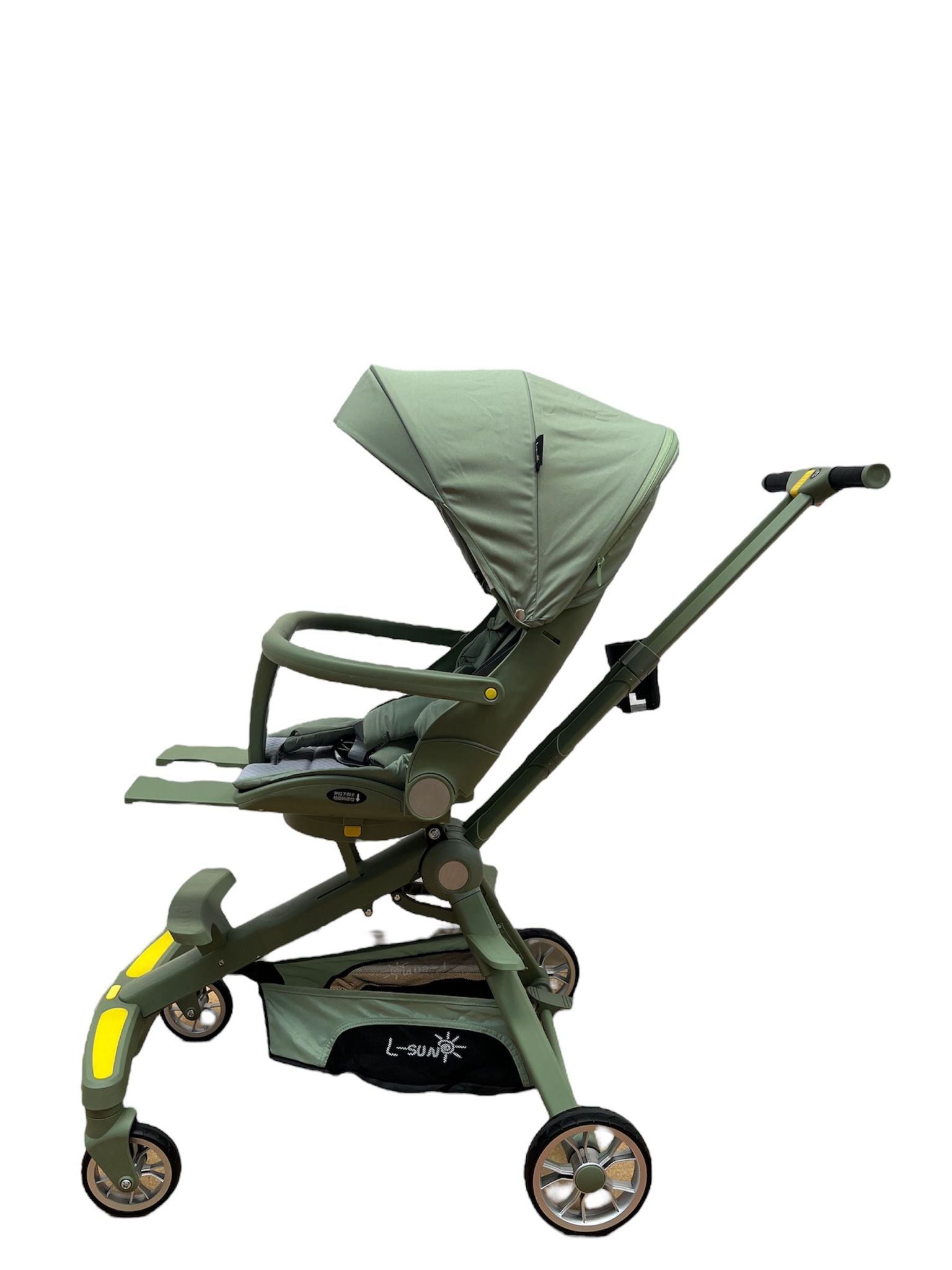 Carucior muzical pentru bebeluși compact și ușor, cu scaun reversibil si 3 pozitii de inclinare, 1-3 ani, C2