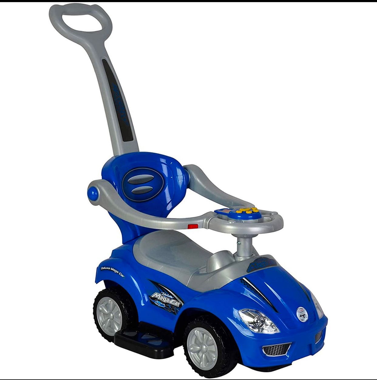 Mașinuță 3 în 1 Fantastică pentru Copii cu Mâner Detașabil