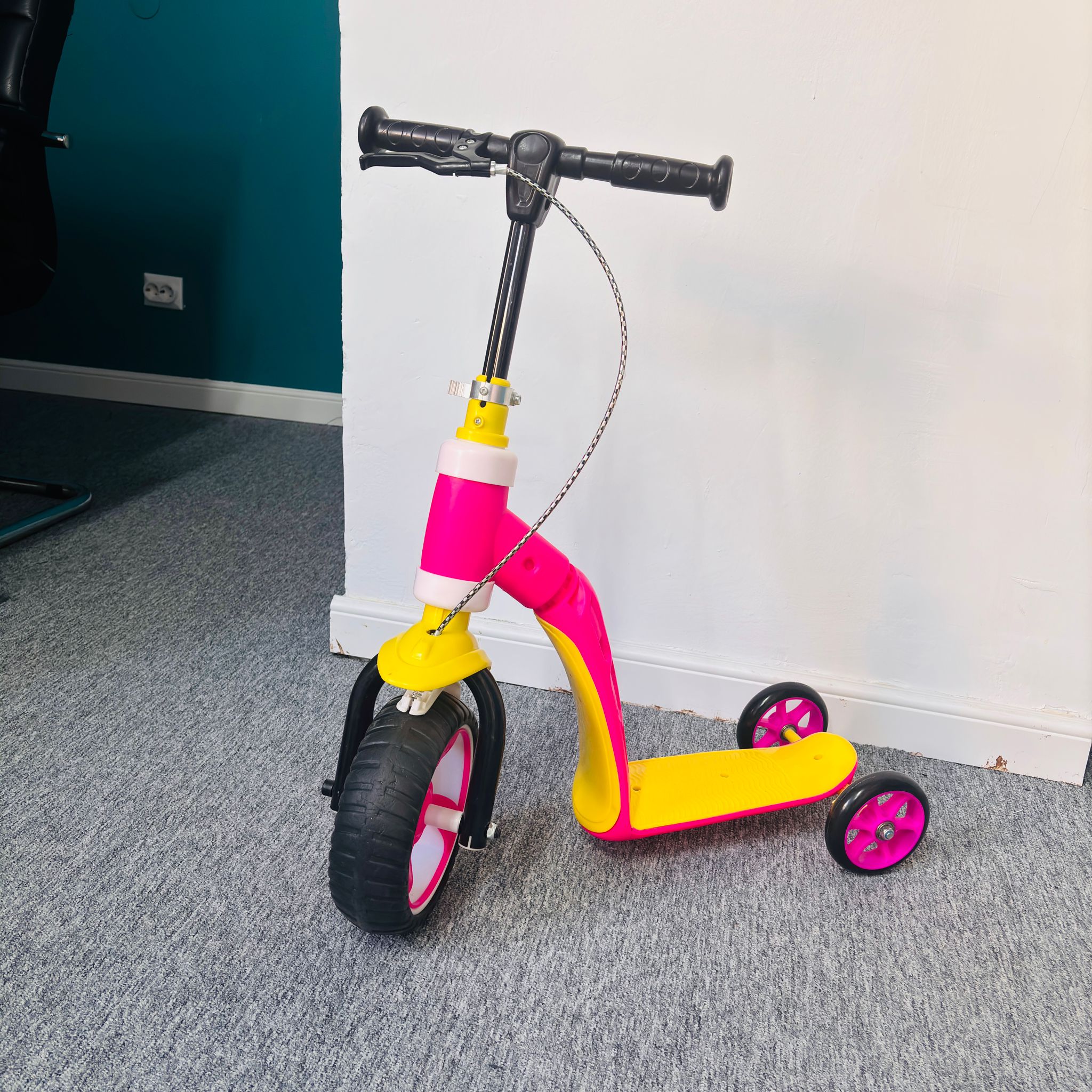 Trotineta transformabila 2 in 1 pentru copii, 1-4 ani, B02 - RESIGILATA