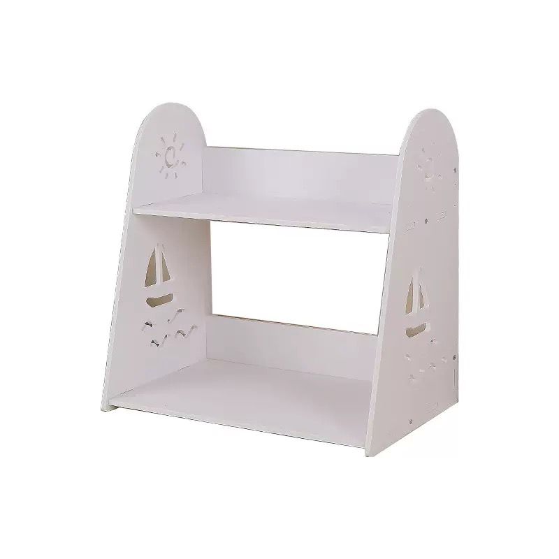 Suport de Birou Organizator pentru Machiaje, Parfumuri și Rechizite – 29x19x29 cm, cu 2 Polițe