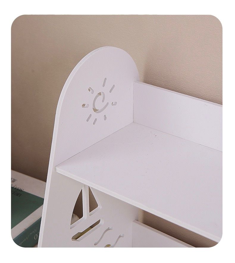 Suport de Birou Organizator pentru Machiaje, Parfumuri și Rechizite – 29x19x29 cm, cu 2 Polițe