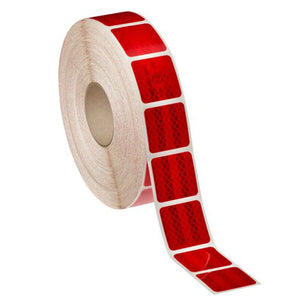 Banda reflectorizanta adeziva intrerupta pentru prelate - ROSIE (rola 5cm x 45m)-0