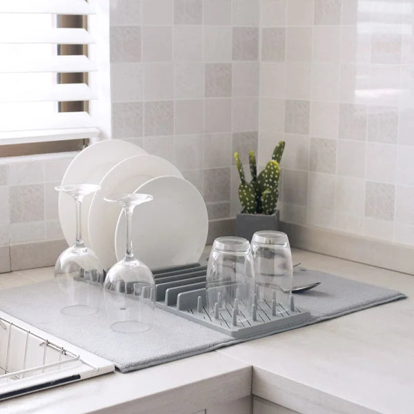 Oferta Specială 3 în 1: Pulverizator pentru Ulei și Oțet + Suport Condimente Rotativ + Suport Uscare Vase