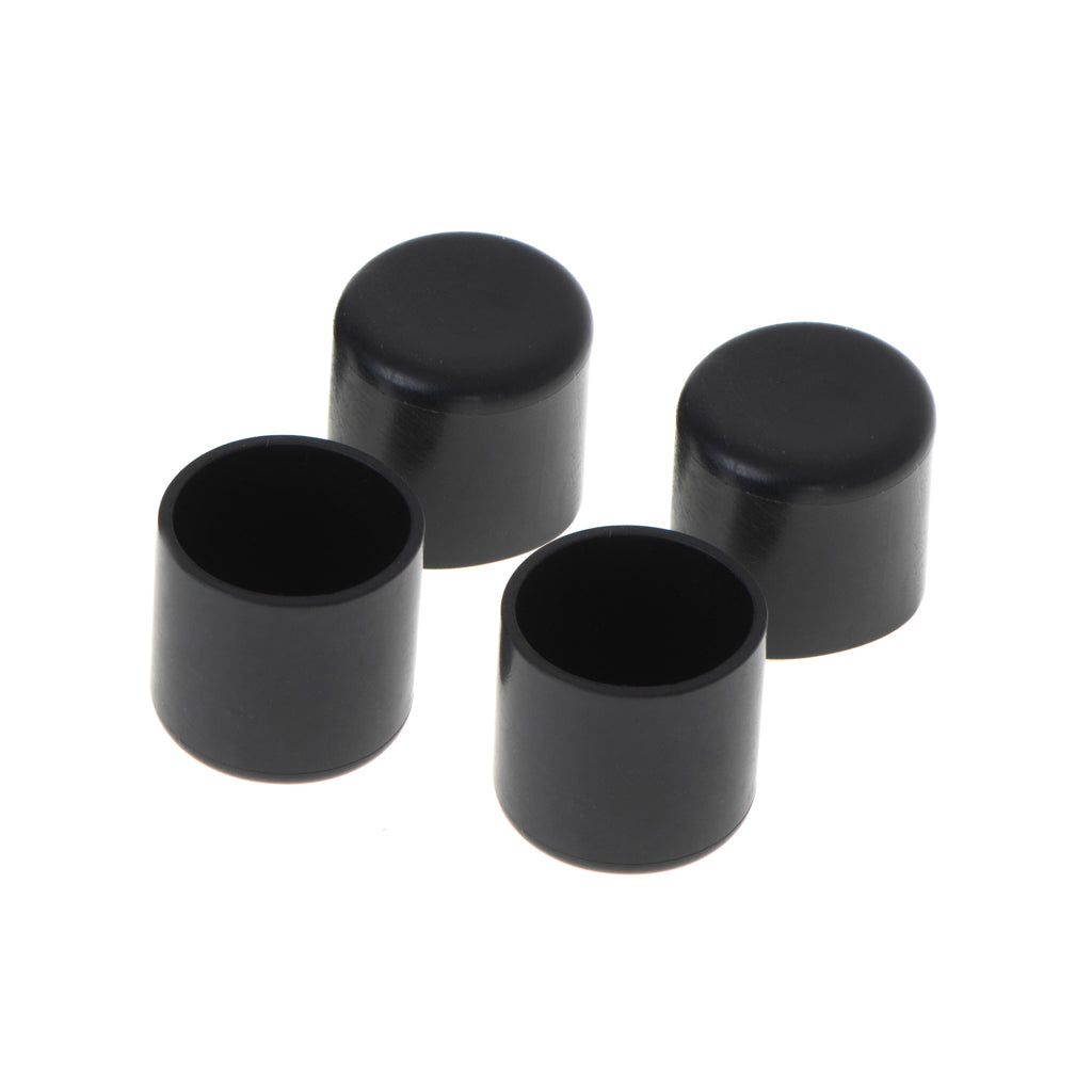 Set 4 buc. protectii anti-zgarieturi picioare scaun, diametru 19mm, culoare neagra-3