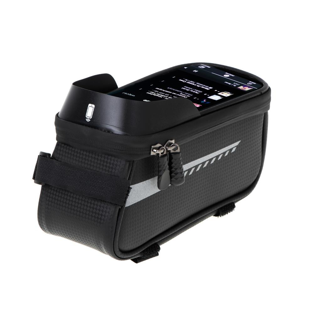 Suport Telefon IMPERMEABIL tip Geanta, montaj pe Motocicleta sau Bicicleta-4