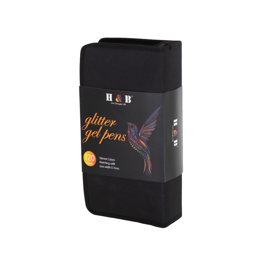 Set 242 piese, Pixuri cu gel multicolor + Rezerve + Carte de colorat + Penar-9