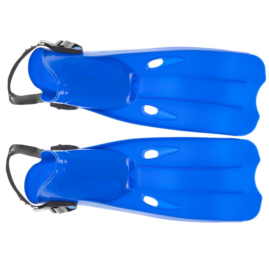 Labe de Inot si Scufundari, marime M (22,5-24,5 cm), culoare Albastra-3