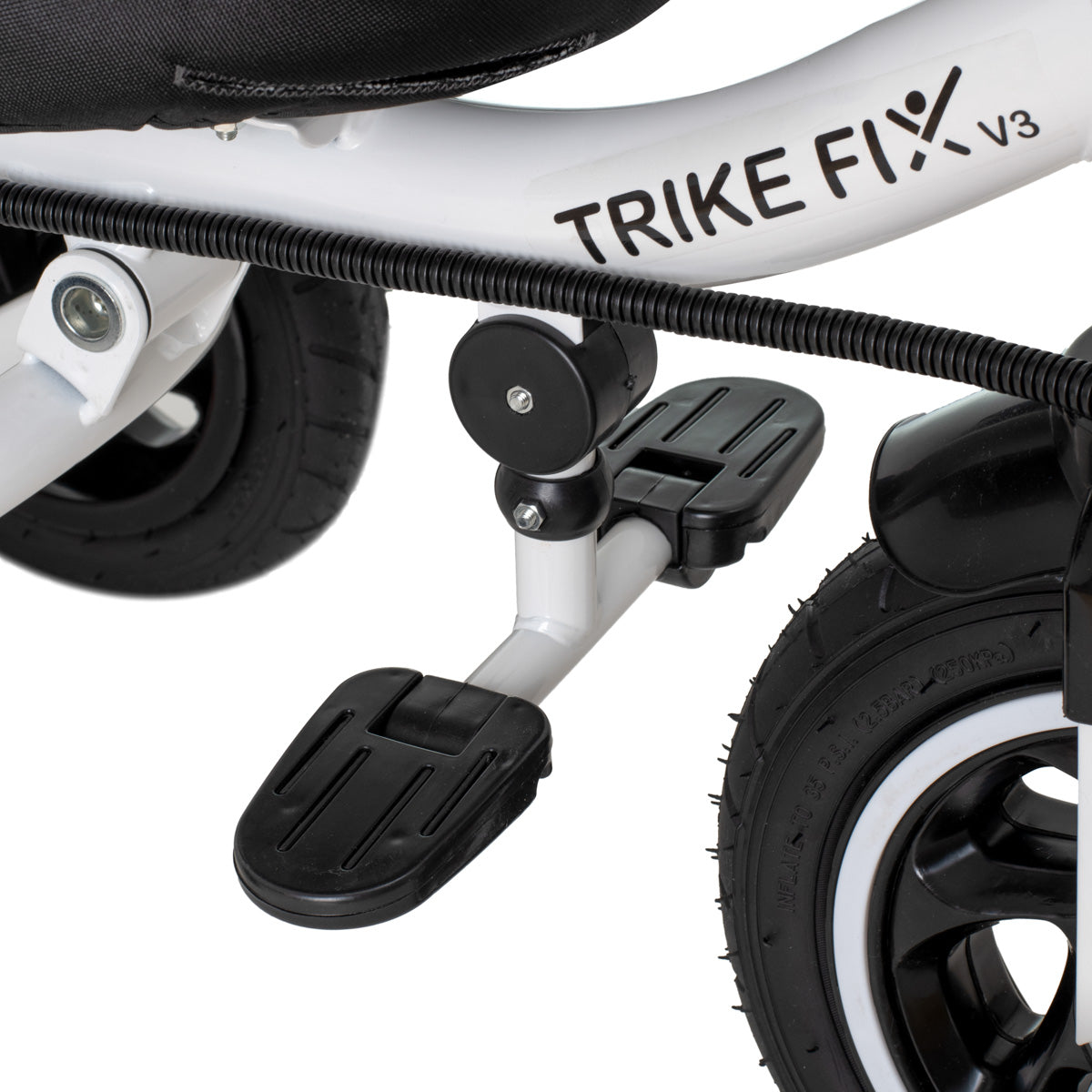 Tricicleta si Carucior pentru copii Premium TRIKE FIX V3 culoare Gri-32
