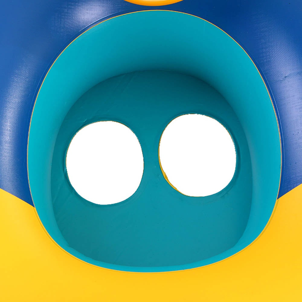 Saltea gonflabila (colac) pentru copii model Masina cu Volan si Claxon, dimensiune 80 x 65 cm-4