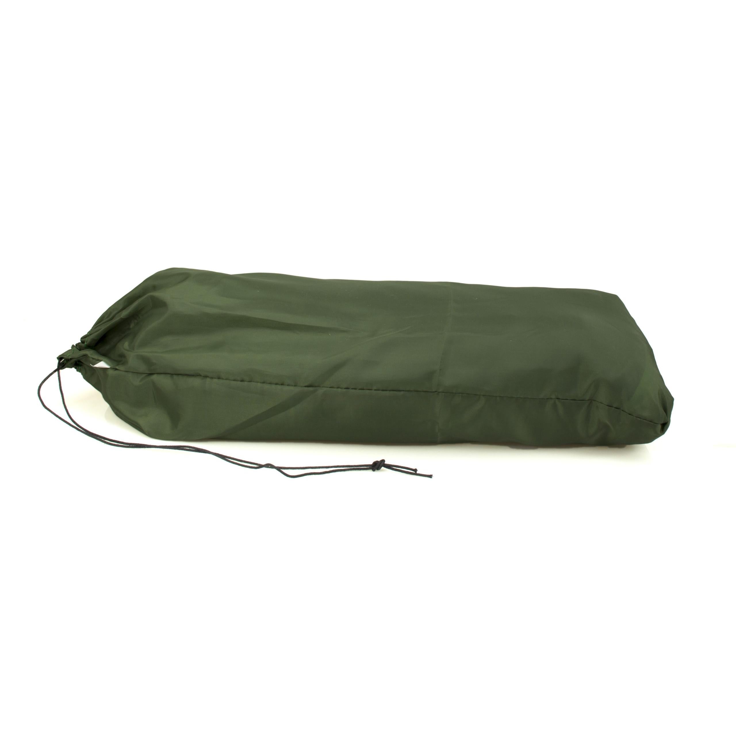 Hamac de Camping Dublu (2 persoane), 200 x 100 cm + Plasa de tantari, culoare Verde-3