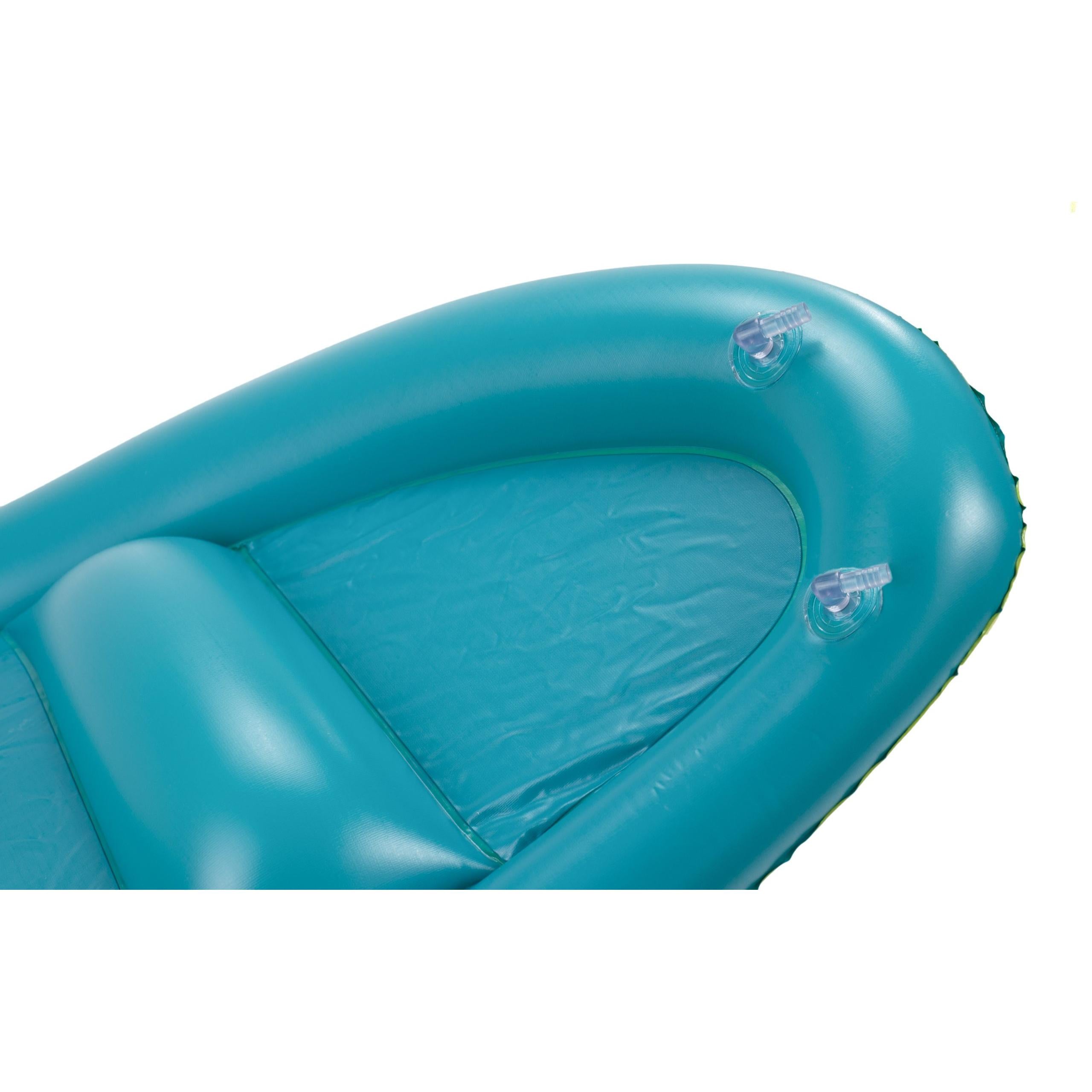 Ponton, Saltea de apa, gonflabila pentru copii cu acoperis, dimensiune 65 x 73 cm-1