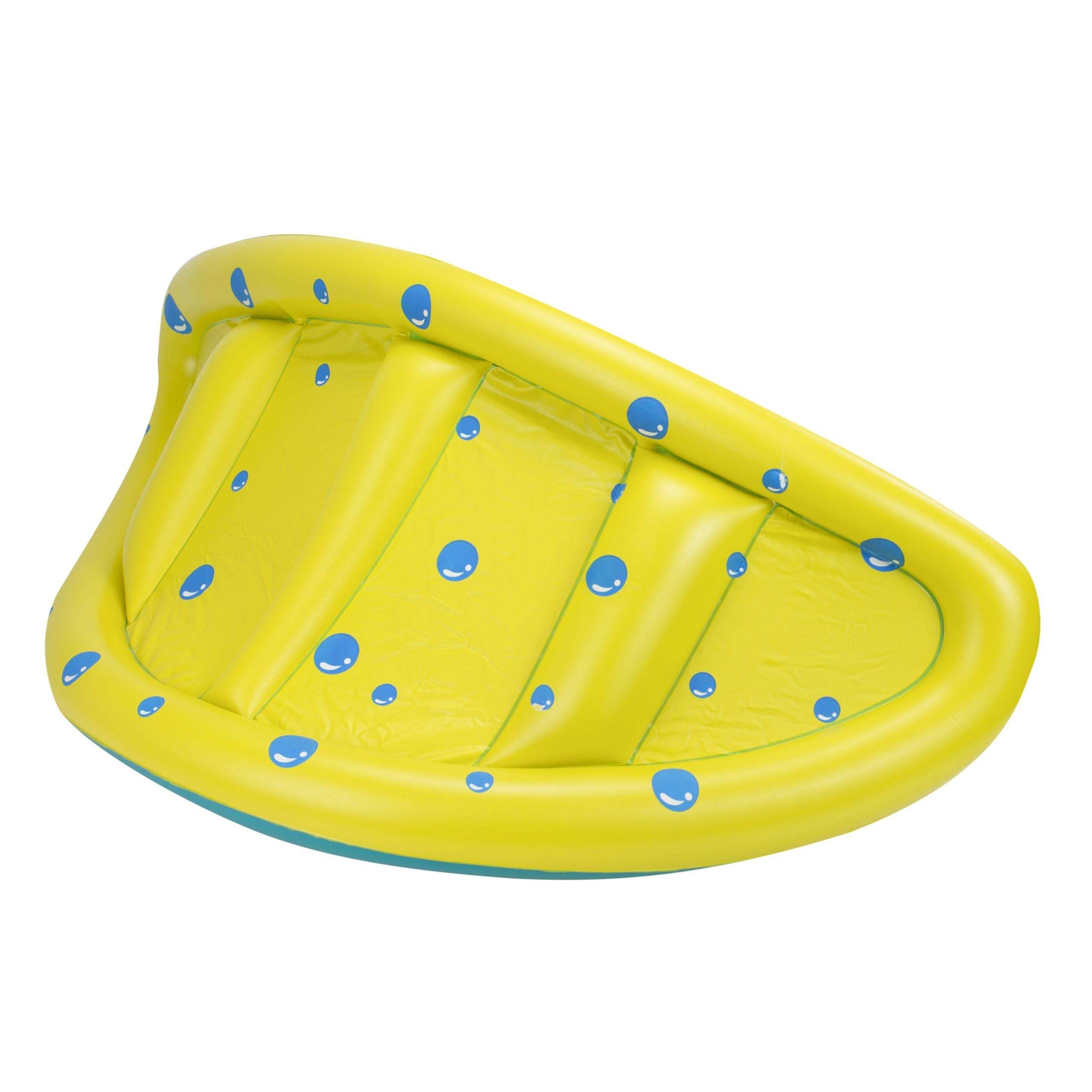 Ponton, Saltea de apa, gonflabila pentru copii cu acoperis, dimensiune 65 x 73 cm-2