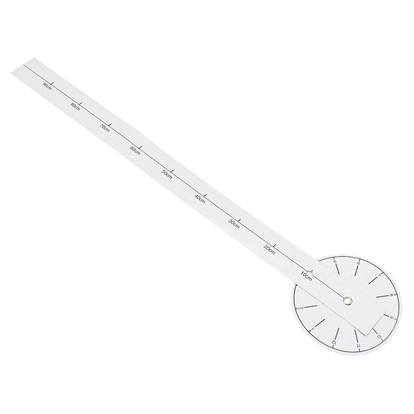 Ceas Mare de perete cu 12 cifre Argintii, 80 - 120 cm-6