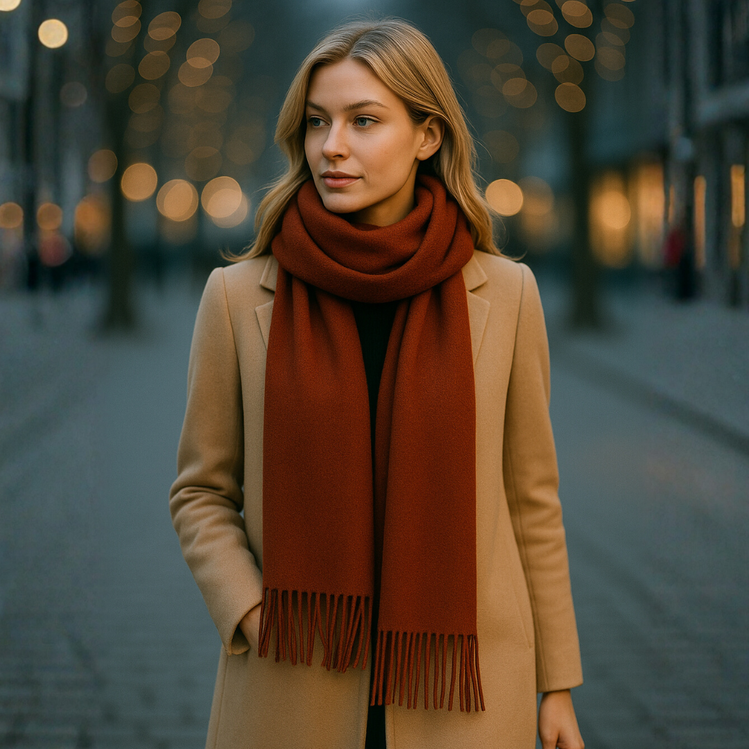 Esarfa din casmir, 190x65 cm