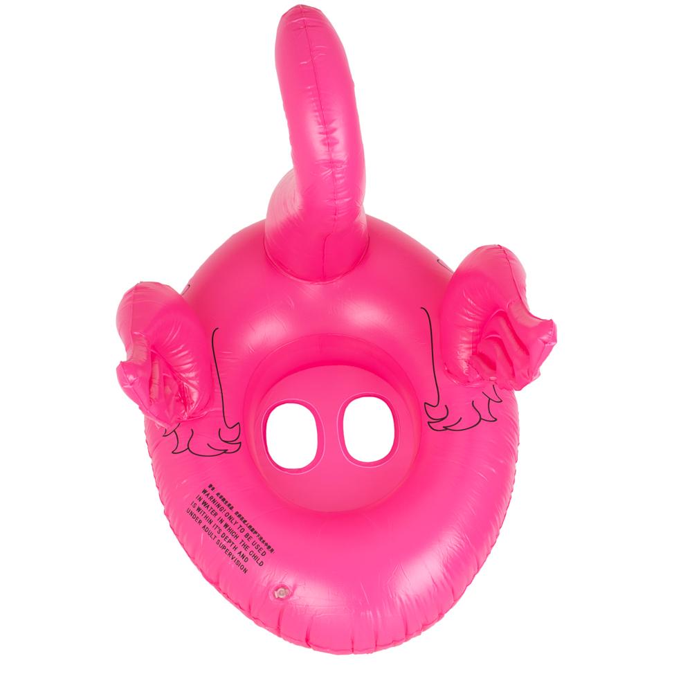 Saltea gonflabila (colac) pentru copii model Flamingo, dimensiune 66 x 47 cm-1