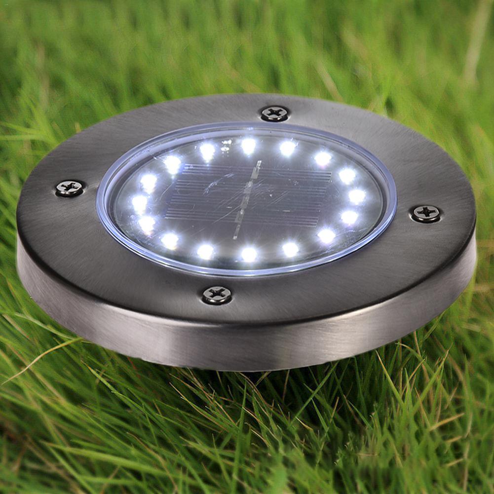 Lampa Solara estetica exterioara de gradina, cu 16 LED-uri, cu suport scurt-8