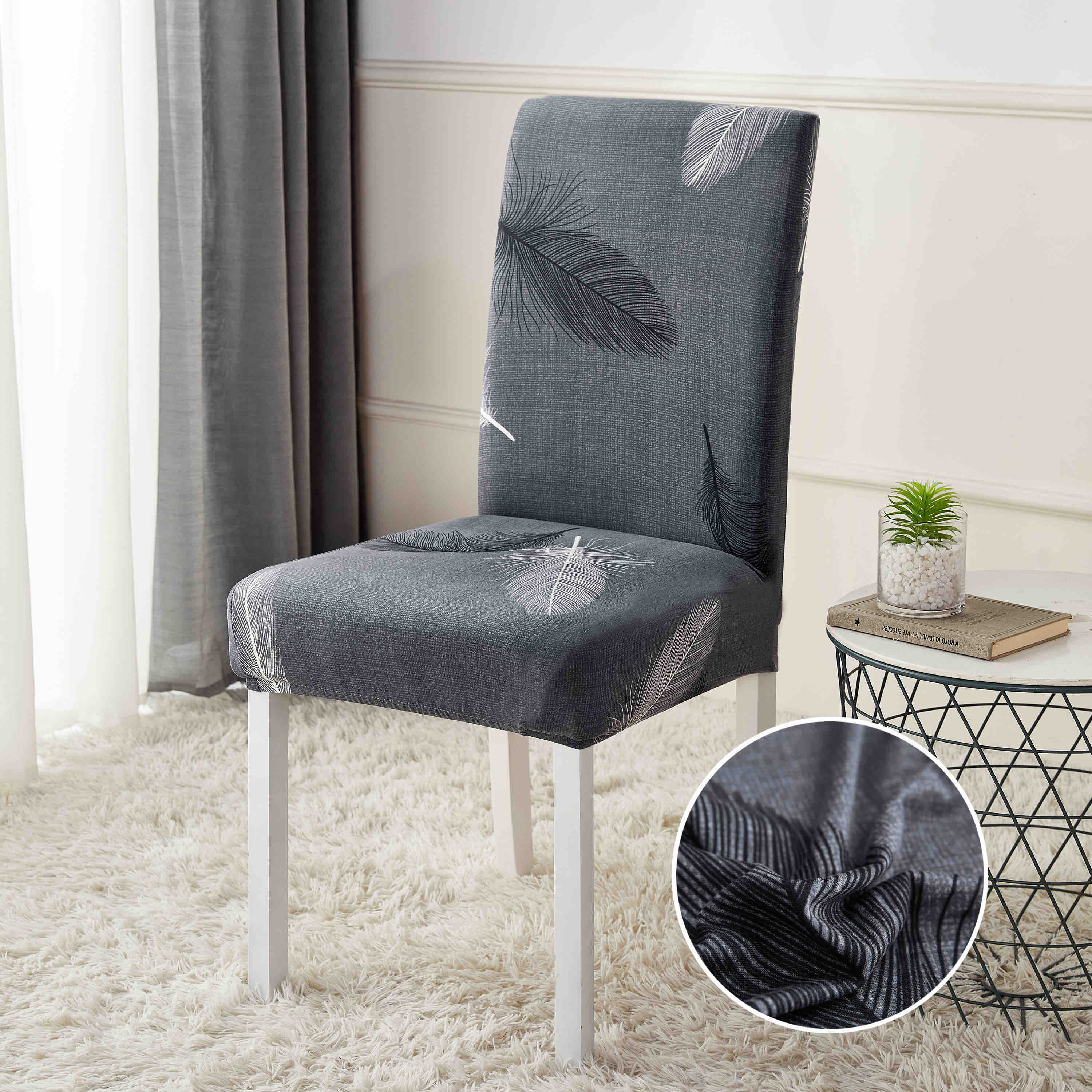 Set 6 Huse Scaun JoJo - Elastice, Mărime Universală - Model 1
