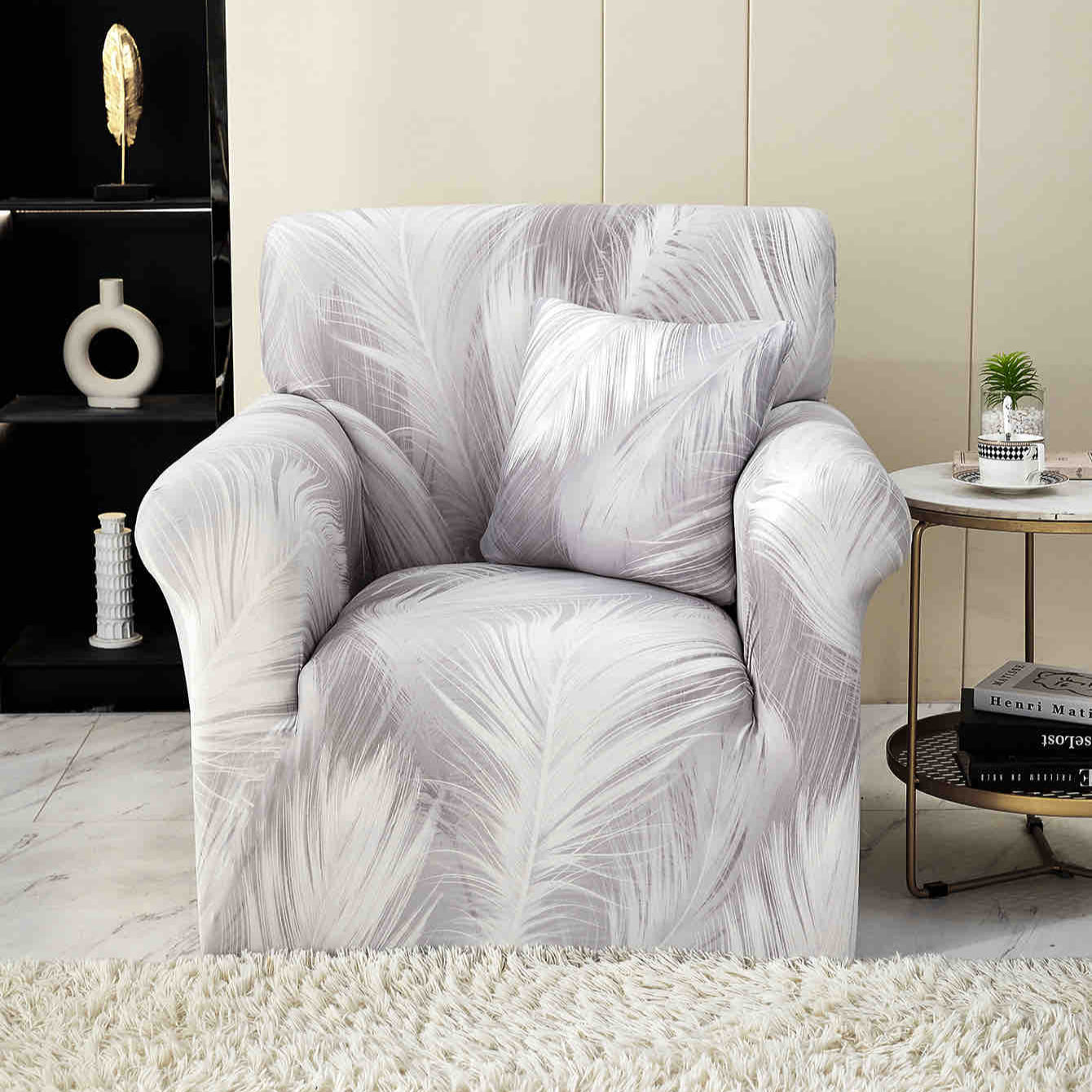 Husa elastica pentru fotoliu - 90cm-140cm - Model 10