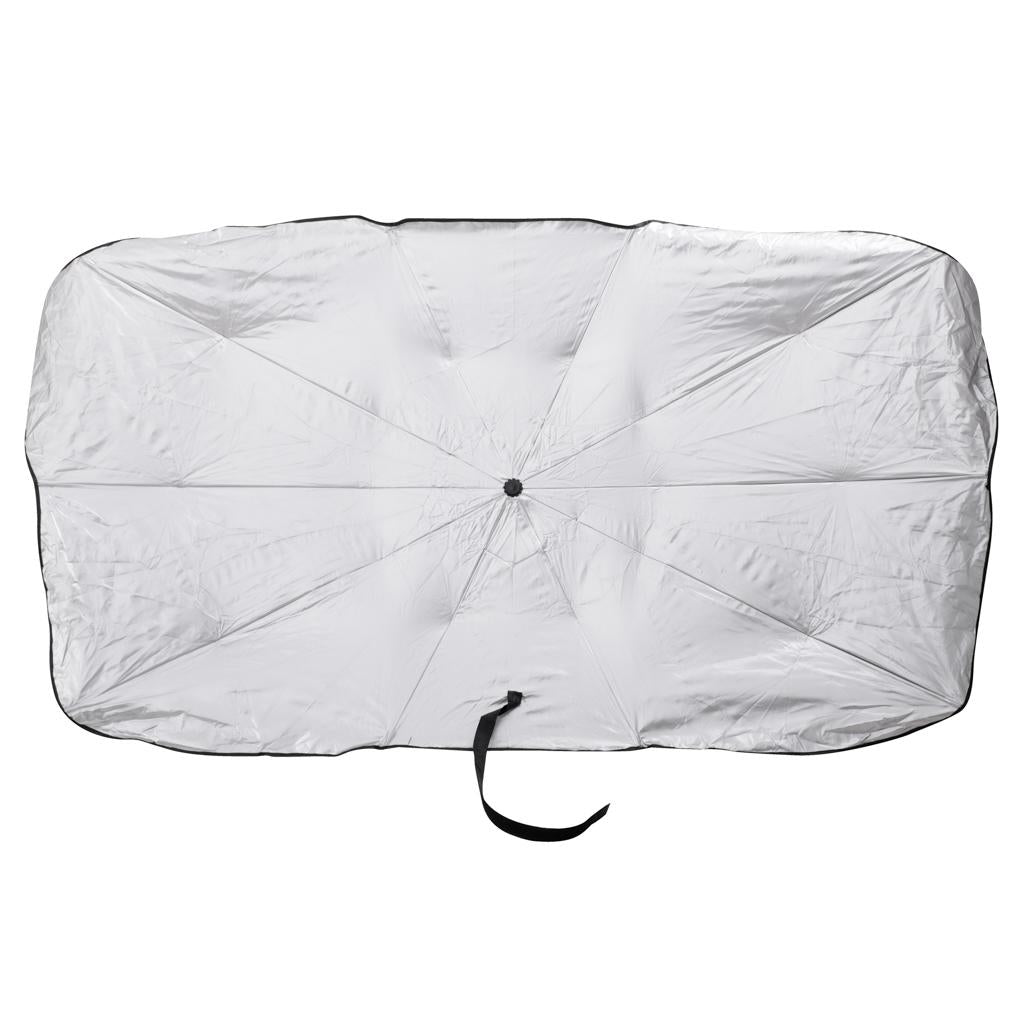 Parasolar Auto tip umbrela pentru parbriz, dimensiune 78 x 130 cm, culoare neagra-2