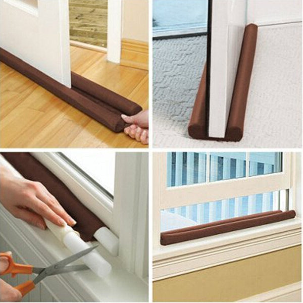 Protectie pentru usi sau geamuri impotriva curentului si a insectelor, ajustabile, 96cm OFERTA 1+1