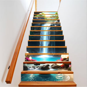 Sticker decorativ pentru scari interioare, print autoadeziv de inalta rezolutie, dimensine 200 x 124 cm, cod_ AVX-STAIRS-12-0