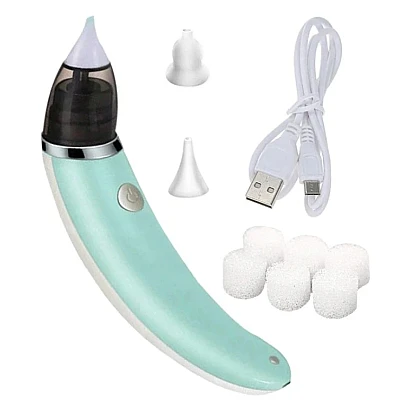 Aspirator Nazal Bebelusi, Electric, 5 Trepte de Viteza, Portabil, USB
