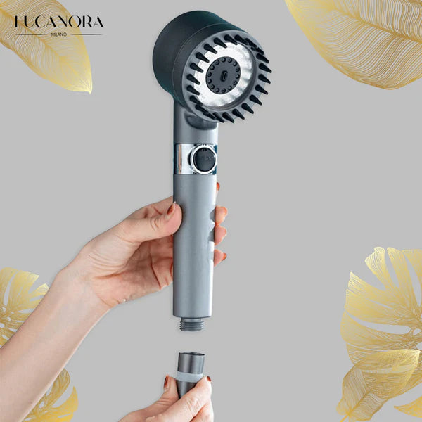 Oferta Specială 4în1: Încălzitor de Ceară, Trusă de Manichiură cu 16 Piese, Perie de Silicon Exfoliantă pentru Duș și Sistem de Duș Spa