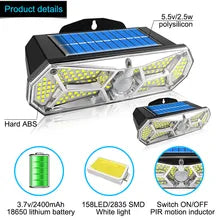 Set 2 Lampi Solare ULTRA 126 LED