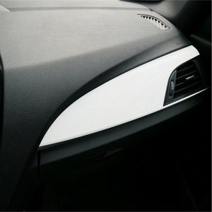 Folie Auto Colantare Trimuri, Model Piele Alba, 100 x 45cm-0