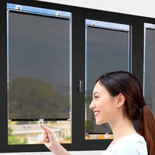 Parasolar universal pentru ferestre cu ventuză / Jaluzele reglabile cu ventuza