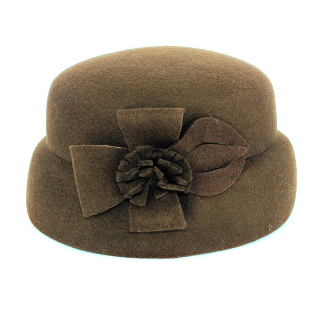 Palarie stofa Casual - Maro