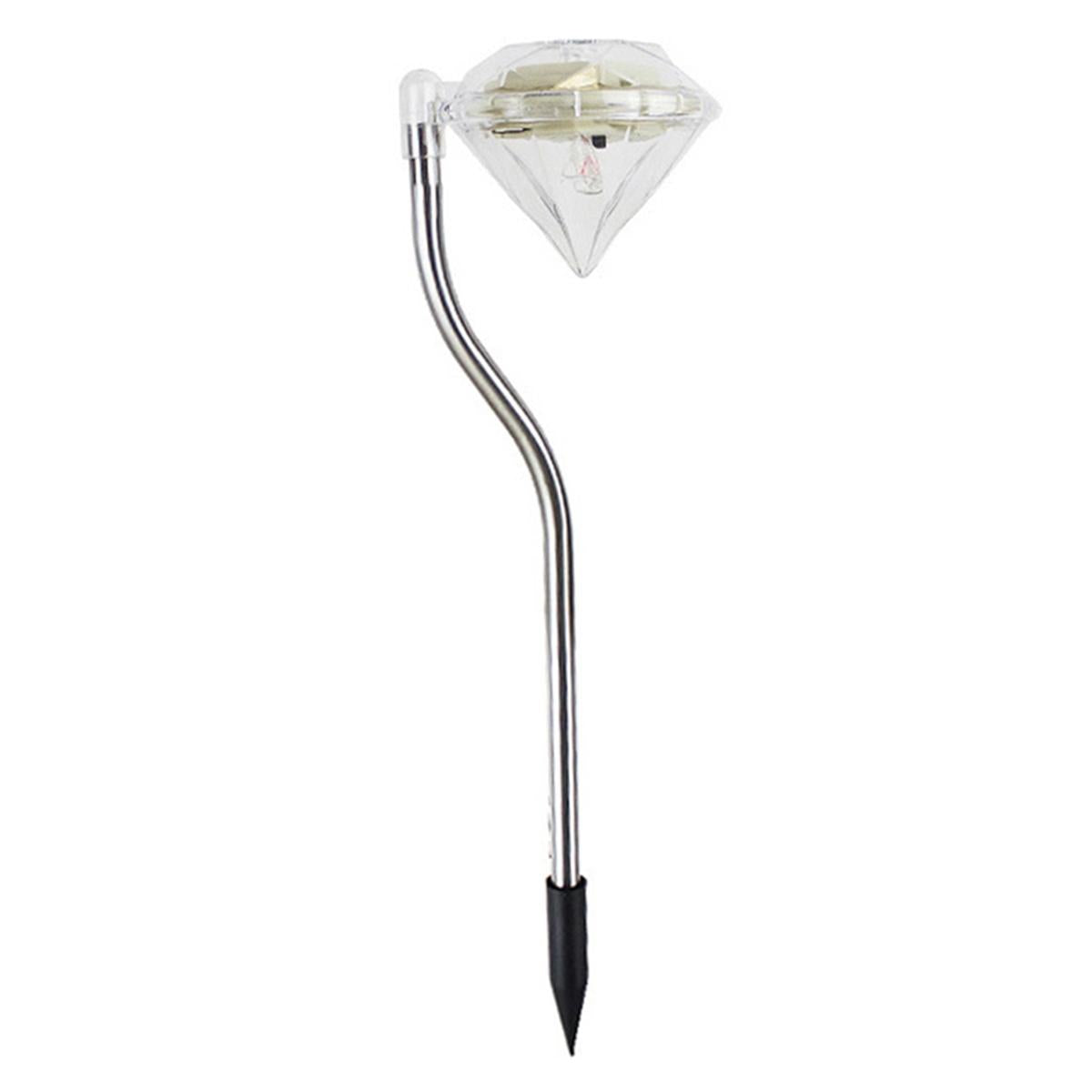 Lampa Solara estetica exterioara de gradina RGB LED tip "lampadar"-4