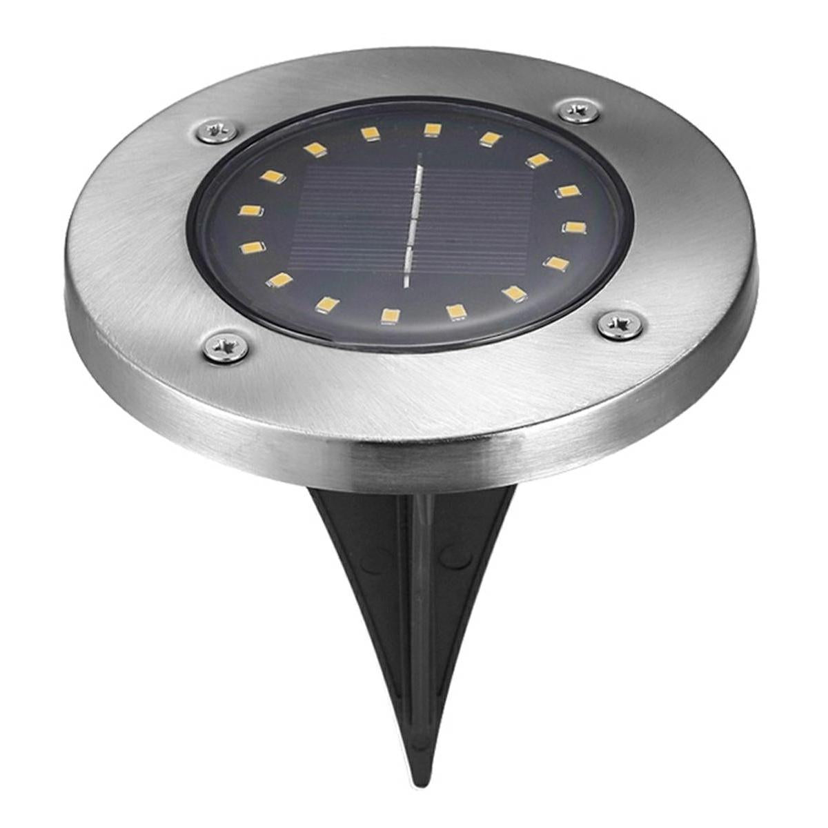 Lampa Solara estetica exterioara de gradina, cu 16 LED-uri, cu suport scurt-3