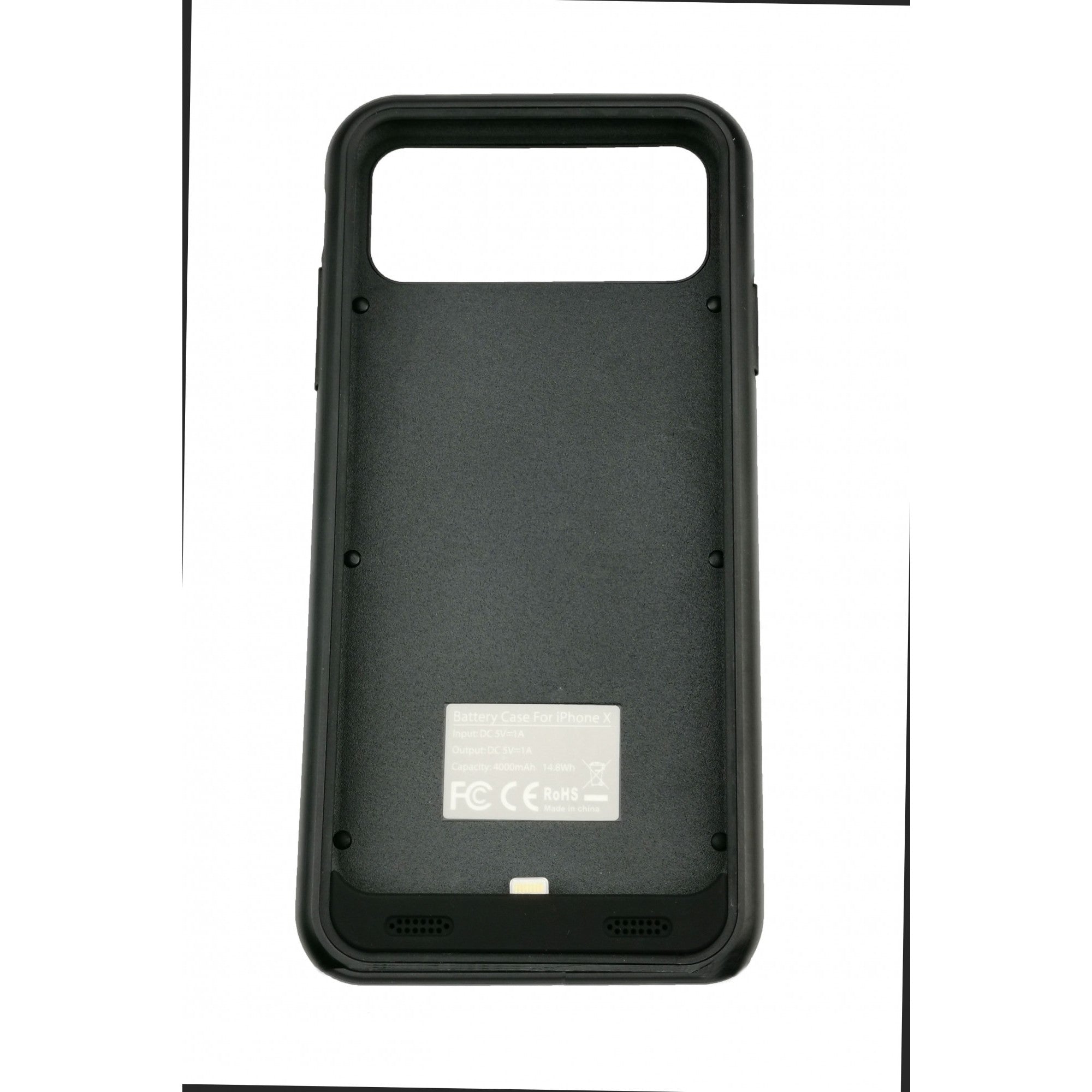 Acumulator extern iFans Battery Case 4000 mAh pentru Apple iPhone X, Negru-3