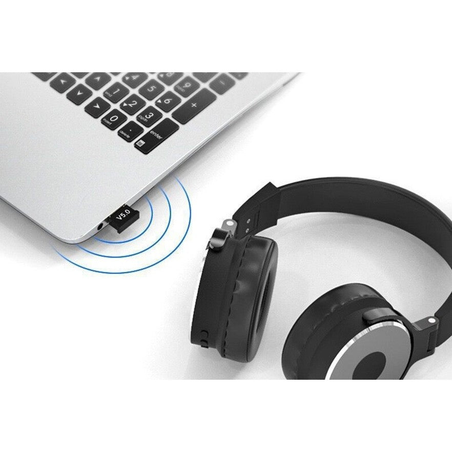 Adaptor Bluetooth, Flippy, 5.0, Wireless, pentru PC/Laptop, Interfata USB, 20 mbps, Negru-4