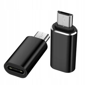 Adaptor iPhone(mama) to Micro-USB(tata) 2,8 cm, Flippy, Negru-0