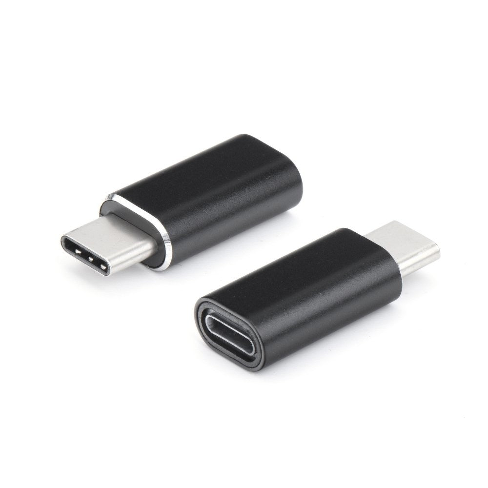Adaptor iPhone(mama) to Type-C(tata) 2,8 cm, Flippy, Negru-1