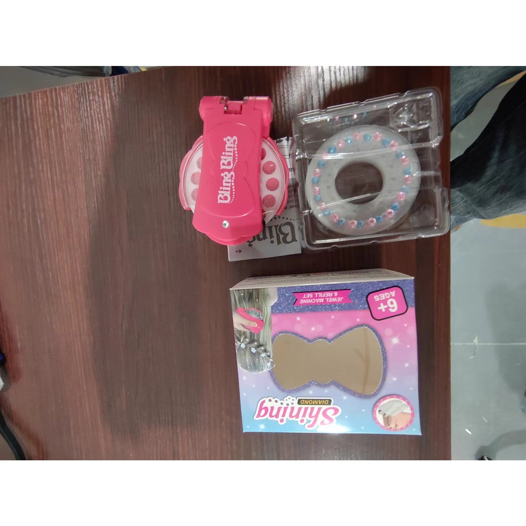 Aparat aplicare strasuri Flippy, Plastic, 11.5x9.5x8 cm, Multicolor-3