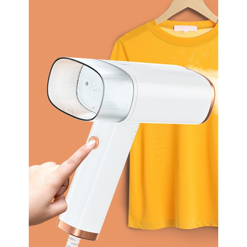 Aparat de Calcat Vertical Portabil cu Abur, Flippy, Putere 1000W, Rezervor de 100 ml, Priza, Functie Anti Calcar si Auto Curatare, Pliabil, 15x17x7.5 cm, Alb-5