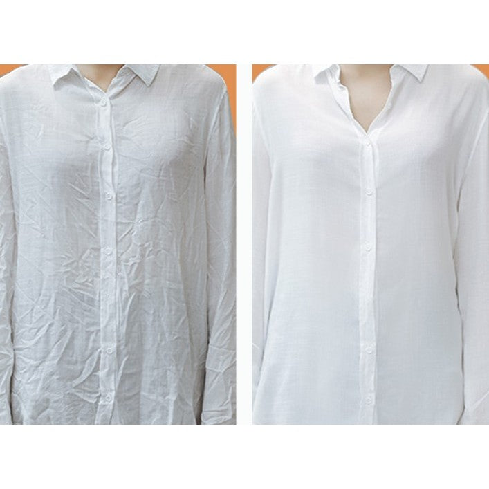 Aparat de Calcat Vertical Portabil cu Abur, Flippy, Putere 1000W, Rezervor de 100 ml, Priza, Functie Anti Calcar si Auto Curatare, Pliabil, 15x17x7.5 cm, Alb-11